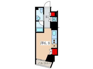 エスティメゾン板橋C6の物件間取画像